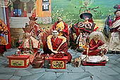 Kangra Valley - Norbulingka Institute - the Doll Collection that displays exact replicas of original Tibetan costumes